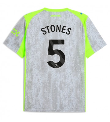 Manchester City John Stones #5 Tredjetrøje 2025-26 Kortærmet